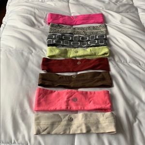 8 used lululemon headbands! Offers accepted
